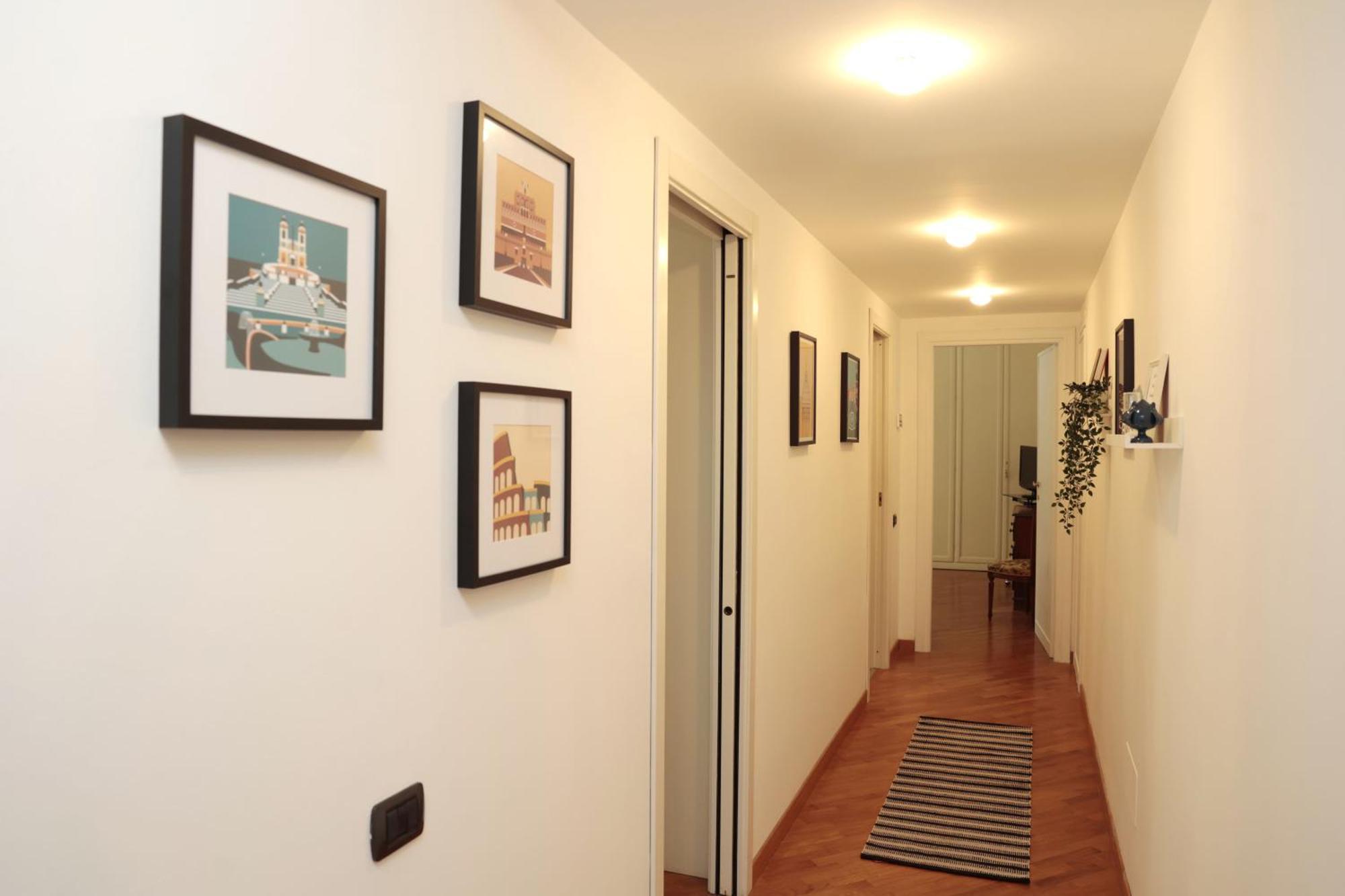 Luminoso E Accogliente Con Giardino - Battistini Apartamento Roma